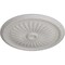 Ekena Millwork Juniper Ceiling Medallion (Fits Canopies up to 7"), Hand-Painted Ultra Pure White, 36"OD x 1 1/2"P CM36JUUWF - alternate 2